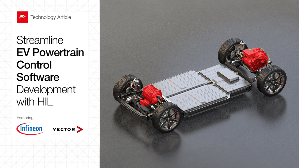 Streamline EV Powertrain Control Software Development with HIL